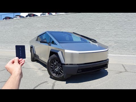 2024 Tesla Cybertruck Foundation Series: Start Up, Walkaround, Quick Drive and Review
