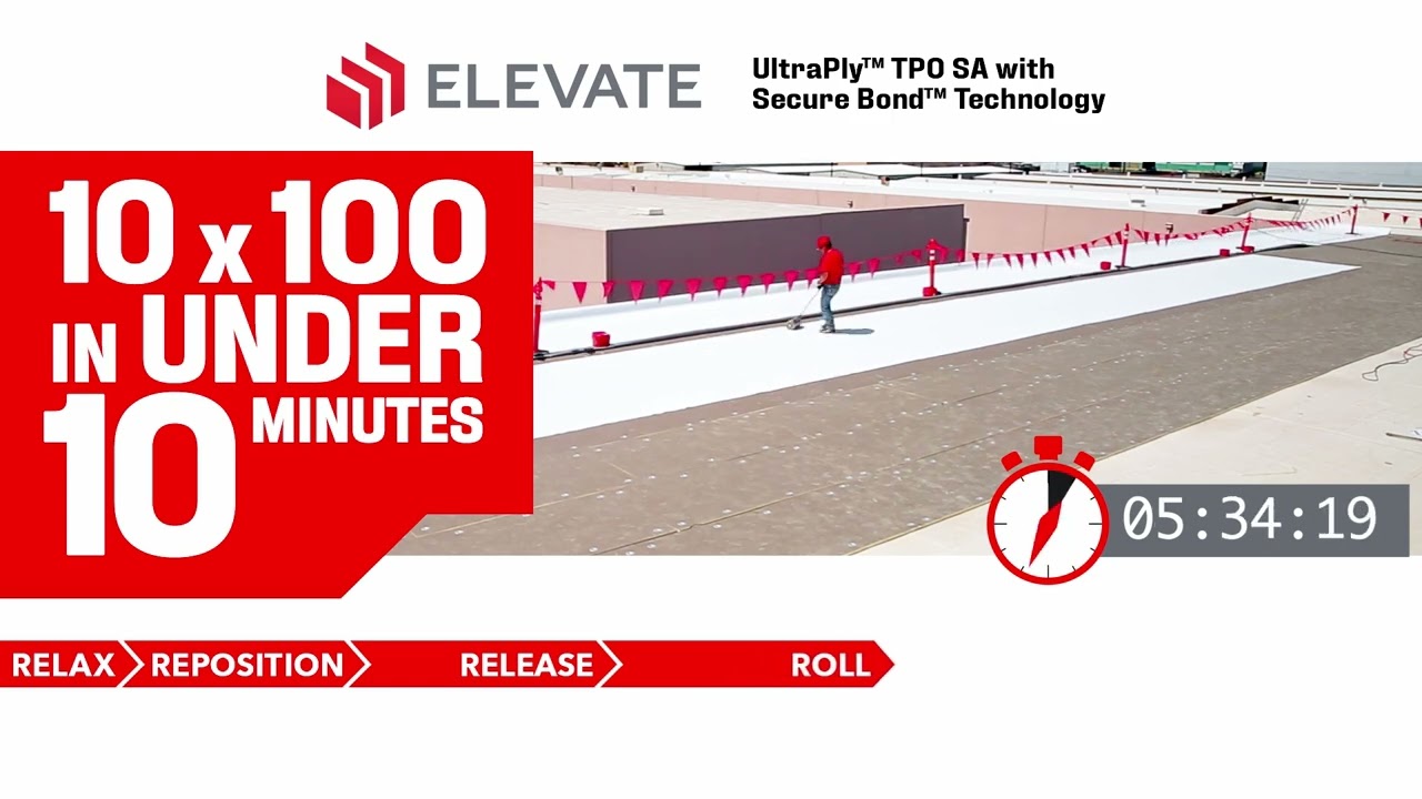 Meet Your New Best Roofer: Elevate UltraPly™ TPO SA
