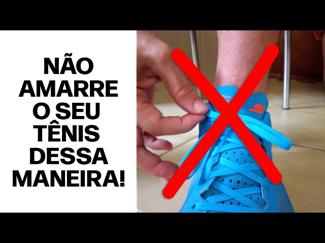 NÃO AMARRE O SEU TÊNIS DESSA MANEIRA! Coisas Que Todo Corredor Deveria Saber | #001