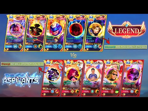 Legend Vs All New Aspirants Squad | Battle of Famous YouTuber & TikToker/Streamers!! 😱 | Who Win? 👑