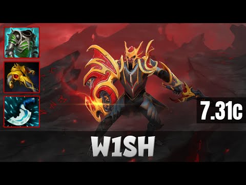 W1SH DRAGON KNIGHT MID LANE | DOTA 2 PATCH 7.31C PRO GAMEPLAY