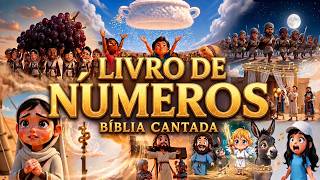 Coletânea Bíblia Cantada | Livro de Números | MANÁ, ESPIAS, JUMENTINHA, LEVITINHAS E MUITO MAIS!