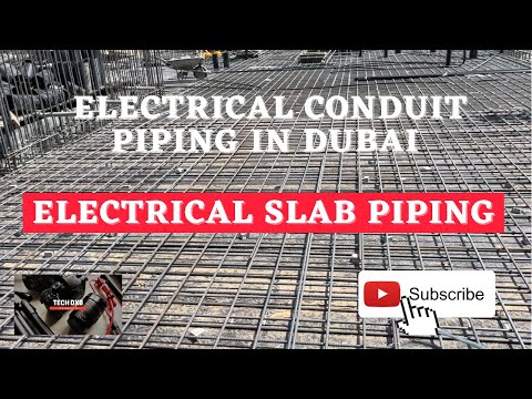 Electrical Slab Piping |Conduit Piping | How to do electrical conduit work