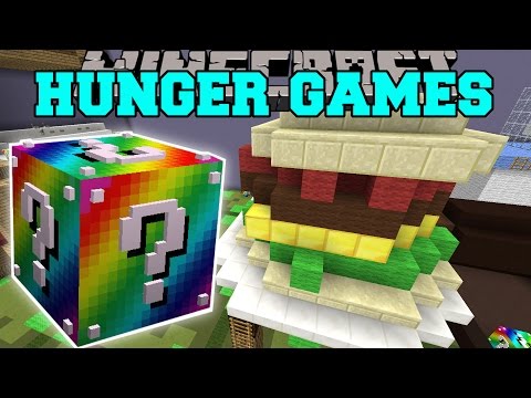 Minecraft: BIGGEST SANDWICH EVER HUNGER GAMES - Lucky Block Mod - Modded Mini-Game