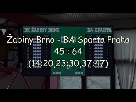 2019 0317 U15 Extraliga _ Žabiny Brno - BA Sparta Praha