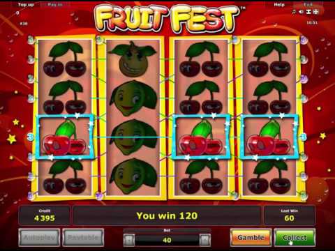 Fruit Fest video slot - JvH and Novomatic casino games