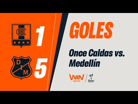 Once Caldas vs. Medellín (goals) | Liga Betplay Dimayor 2025-2 | Matchday 15