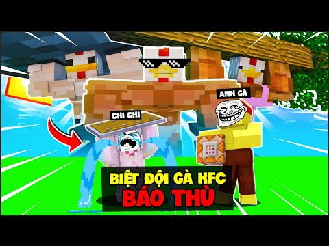 KFC Chicken Squad battles ChiChi OCD troll in Minecraft chaos #SuperUnstable