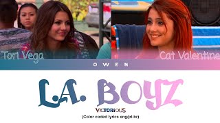 Victorious Cast &#39;L.A Boyz&#39; Color Coded Lyrics (ENG/PTBR)