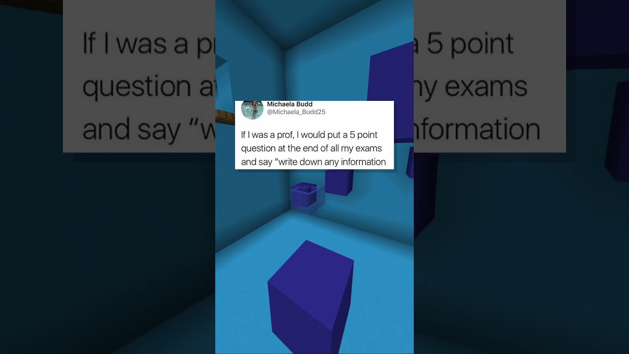 If I Was A Professor…