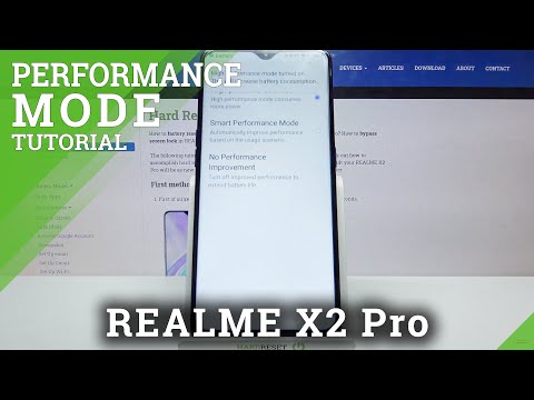 How to Use Additional Features – High-Performance Mode on REALME X2 Pro