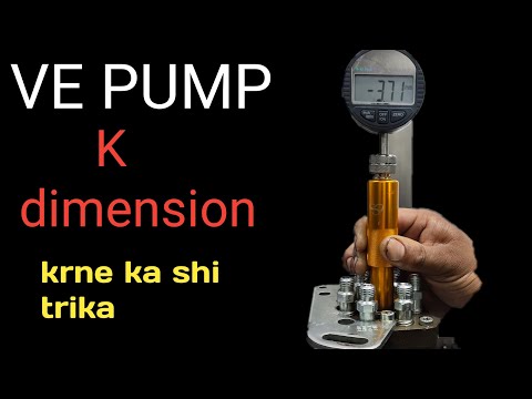 How to check Bosch VE Pump K dimension KF .MS dimension