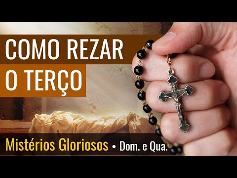 HOW TO PRAY THE ROSARY - GLORIOUS MYSTERIES - SUN. AND WED. (ILLUSTRATED STEP BY STEP)