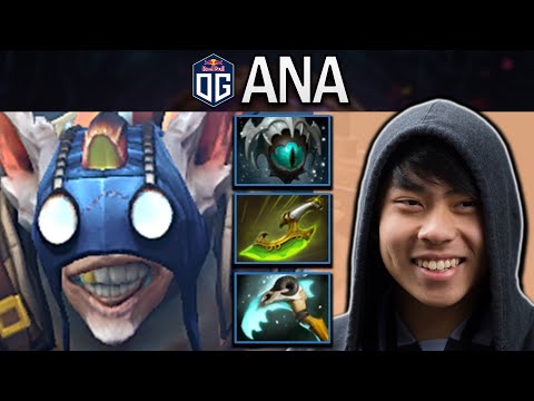 OG.ANA SMURF MEEPO WITH SKADI-VYSE & 1000 XPM - DOTA 2 GAMEPLAY