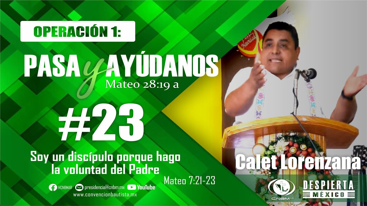 Lección 23: Soy un discípulo porque hago la voluntad del Padre