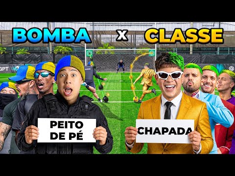 BOMBA x CLASSE!! SERÁ QUE CHUTAR FORTE É MELHOR QUE CHAPADA COLOCADA? 🤔