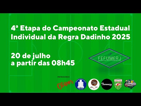 4ª Etapa do Campeonato Estadual Individual da Regra Dadinho 2025