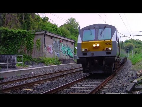 Irish Rail Class 201 number 233 + Enterprise (9002) - Killester Station, Dublin