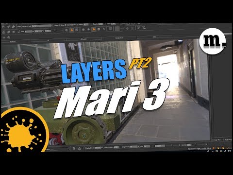 Mari Layers : Groups and Masks tutorial | Introduction to Mari 3