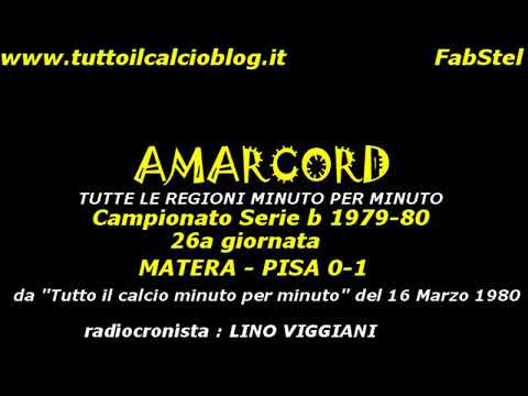 Matera-Pisa 1980 - da "Tutto il calcio minuto per minuto"