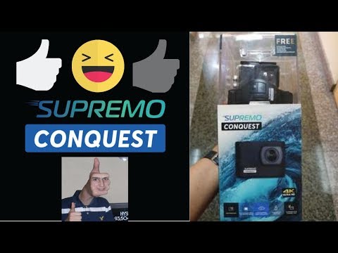 Supremo Conquest Action Camera Unboxing, & Sample Video