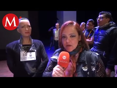 Milenio interviews Sophia, the first human robot
