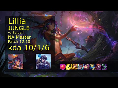 Rank 5 NA Lillia Jungle: Lillia vs Sejuani
