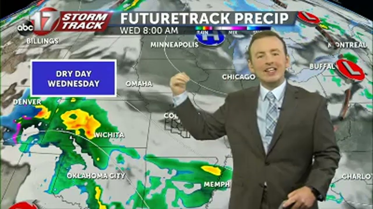 Tracking slim rain chances and a spring-like week ahead
