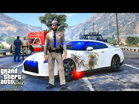 GTA 5 MODS LSPDFR 1029 - GTR HIGHWAY PATROL!!! (GTA 5 REAL LIFE PC MOD)