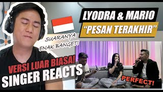 Download lagu PESAN TERAKHIR ||| VERSI MARIO AND LYODRA | SINGER REACTION mp3