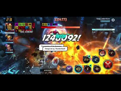 ABX Blast Male | T4 Iron Man | 12.36M | Paralyze Season - Marvel Future Fight