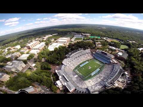Parachute Jumpers Deliver Game Ball To Kenan