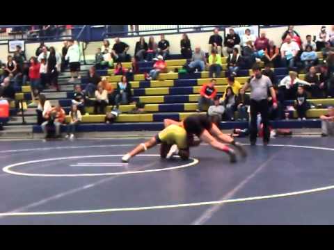 Utah Wrestling Region 7 Quarter Finals 2012 | 170 Pounds | Michael Milner v Justin Trujillo
