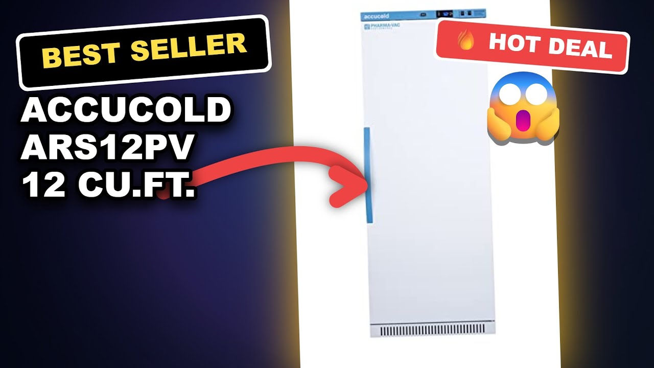 Accucold ARS12PV 12 Cu.Ft. Upright Vaccine Refrigerator, White - Best Pharmacy Grade Temperature Control?