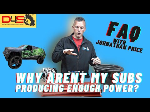 WHY IS MY SUBWOOFER NOT PUSHING ENOUGH POWER?