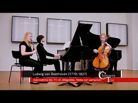 Chimaera Trio - L. van Beethoven - Klarinettrio Op. 11: III. Allegretto. Tema con variazioni