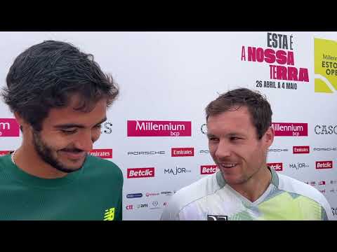 Estoril Open 2025 doubles final: Francisco Cabral / Lucas Miedler em Portugues & English