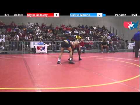 FILAJRGR: 66 KG / 145.5 lbs: Skylar Galloway (NWTC) vs. Gabriel Moreno (Urbandale)