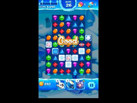 Jewel Pop Mania:Match 3 Puzzle Level 27 ( Jewel Ice Episode ) - Walkthrough ( No Booster )