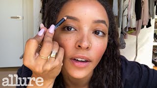 Tinashe&#39;s 10 Minute Beauty Routine For Perfect Eyebrows &amp; Blush | Allure