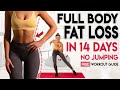 FULL BODY FAT LOSS in 14 Days NO JUMPING FULL BODY FAT LOSS in 14 Days NO JUMPING