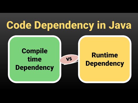 Difference between Compile Time Dependency and Runtime Dependency in Java | Maven | Gradle