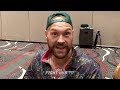 TYSON FURY JOKES ON CHARLIE Z VS WILDER "HE HAD A DRAW WITH WILDER!"