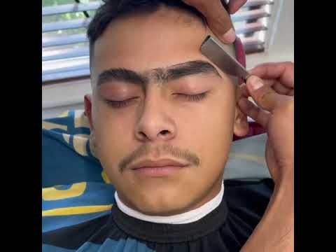 Eyebrow haircut training
