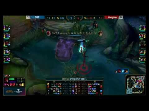 Faker insane dodge Cassiopeia's ult vs Kongdoo Monster