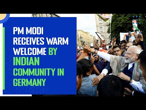 PM Modi Receives Warm Welcome by Indian community in Germany | PMO

