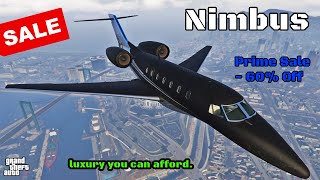 Nimbus Review & Best Customization | GTA Online | Prime User SALE! Privet Jet that you can Afford!