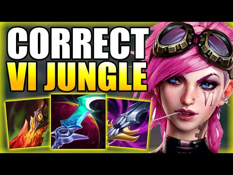 HOW TO PLAY VI JUNGLE CORRECTLY & ALL CHOICES EXPLAINED! Best Build/Runes S+ Guide League of Legends
