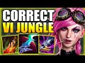 HOW TO PLAY VI JUNGLE CORRECTLY & ALL CHOICES EXPLAINED! Best Build/Runes S+ Guide League of Legends