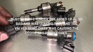 GMC TERRAIN P219A, P0300 FUEL INJECTOR
